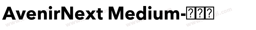 AvenirNext Medium字体转换